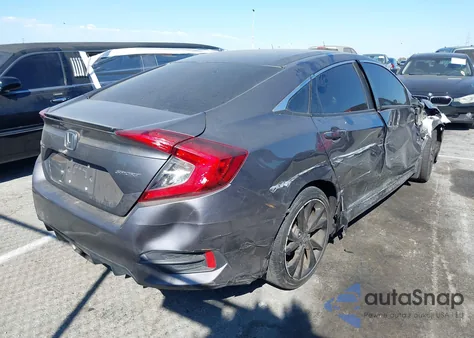 2021 Honda Civic Sport z USA, uszkodzony, nr VIN 2HGFC2F86MH516036